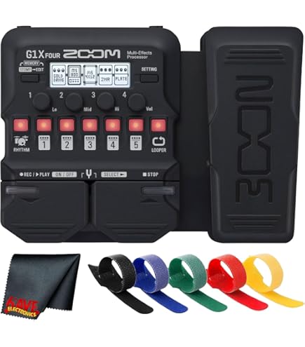 Amazon.com: Zoom G1X FOUR Guitar Multi-Effects Processor with